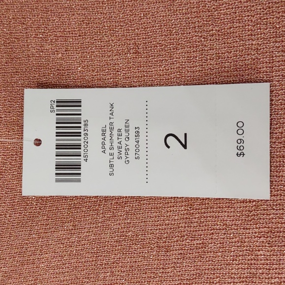 Chico's "Gypsy Queen" Shimmer Sweater Tank - Picture 7 of 8